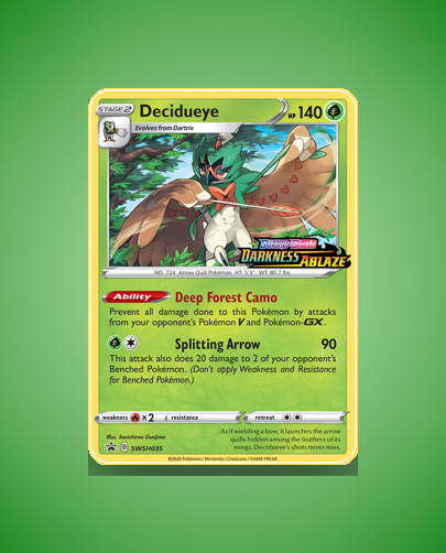 Decidueye (SWSH Black Star Promos) #SWSH035