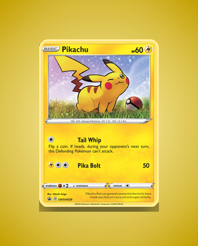 Pikachu (SWSH Black Star Promos) #SWSH039