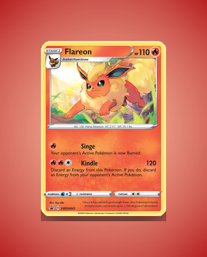 Collector’s Guide: Flareon (SWSH Black Star Promos #SWSH041)