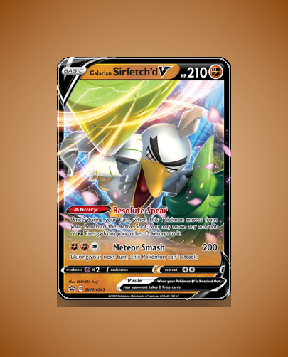 Galarian Sirfetch'd V (SWSH Black Star Promos) #SWSH043