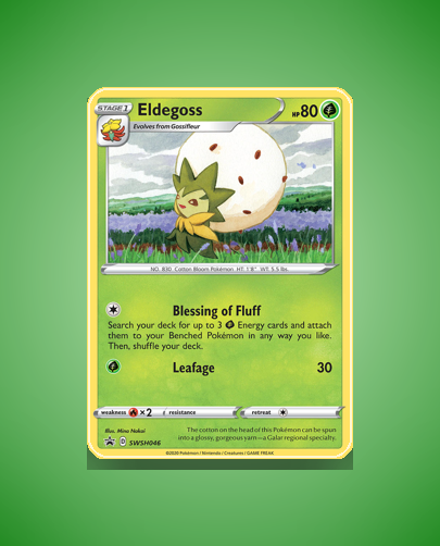 Collector’s Guide: Eldegoss (SWSH Black Star Promos #SWSH046)