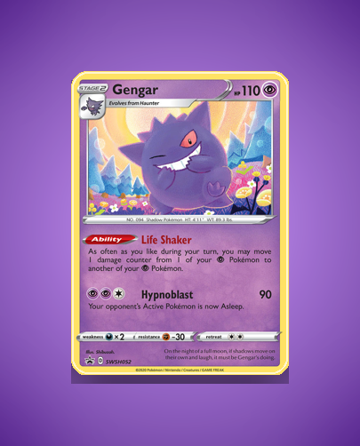 Collector’s Guide: Gengar (SWSH Black Star Promos #SWSH052)