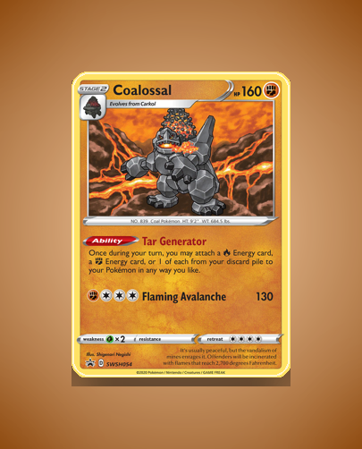 Coalossal (SWSH Black Star Promos) #SWSH054