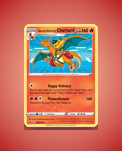 Special Delivery Charizard (SWSH Black Star Promos) #SWSH075