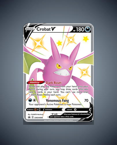 Collector’s Guide: Crobat V (SWSH Black Star Promos #SWSH098)