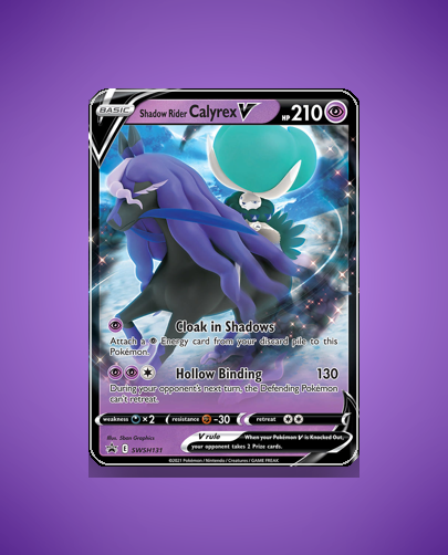 Collector’s Guide: Shadow Rider Calyrex V (SWSH Black Star Promos #SWSH131)