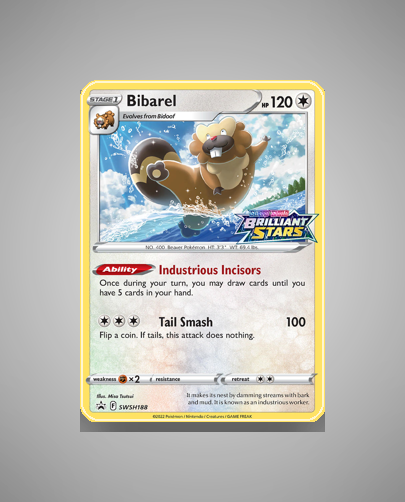 Bibarel (SWSH Black Star Promos) #SWSH188