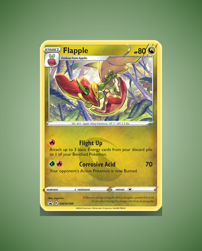 Collector’s Guide: Flapple (SWSH Black Star Promos #SWSH189)