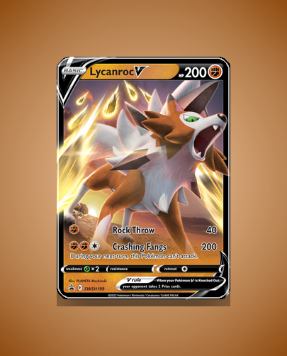 Collector’s Guide: Lycanroc V (SWSH Black Star Promos #SWSH199)