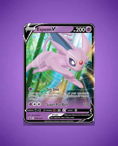 Collector’s Guide: Espeon V (SWSH Black Star Promos #SWSH201)