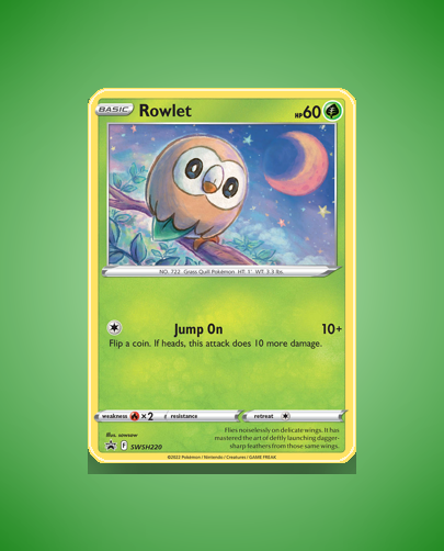 Collector’s Guide: Rowlet (SWSH Black Star Promos #SWSH220)