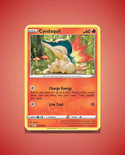 Collector’s Guide: Cyndaquil (SWSH Black Star Promos #SWSH221)