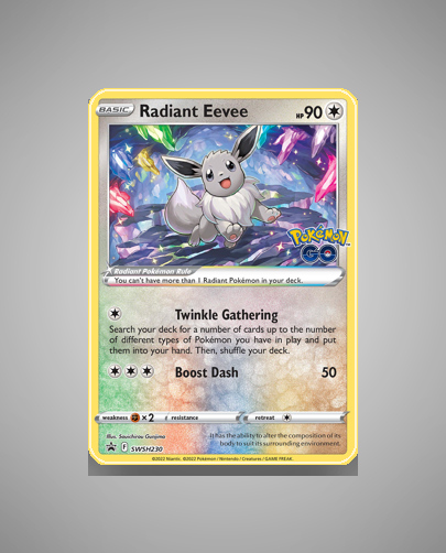 Radiant Eevee (SWSH Black Star Promos) #SWSH230