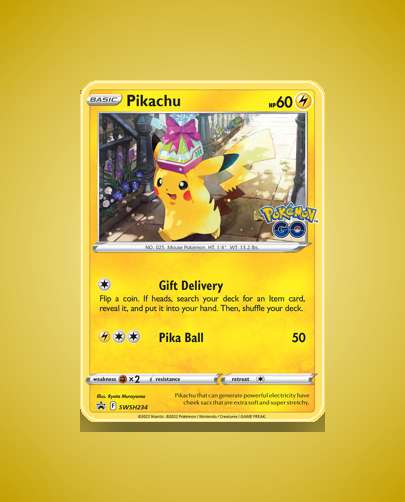 Collector’s Guide: Pikachu (SWSH Black Star Promos #SWSH234)
