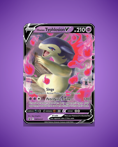 Hisuian Typhlosion V (SWSH Black Star Promos) #SWSH237