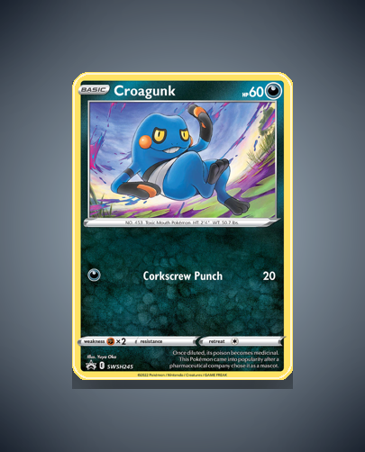 Croagunk (SWSH Black Star Promos) #SWSH245