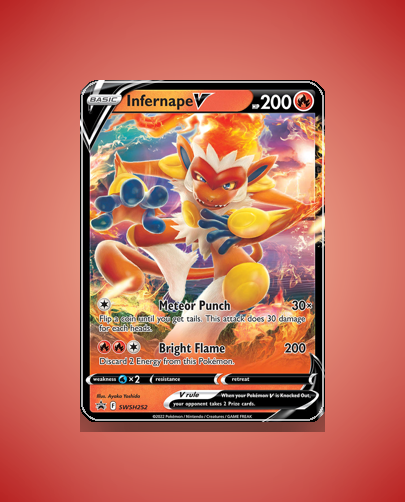 Collector’s Guide: Infernape V (SWSH Black Star Promos #SWSH252)