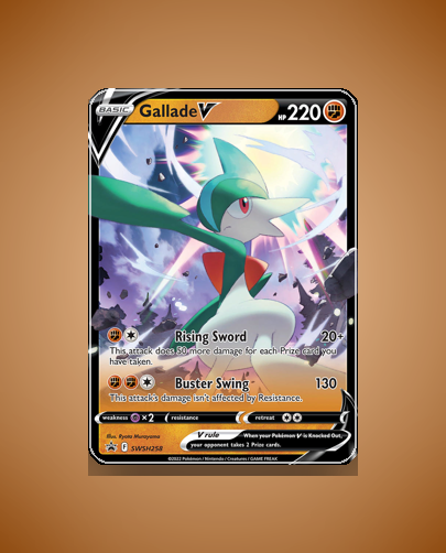Gallade V (SWSH Black Star Promos) #SWSH258