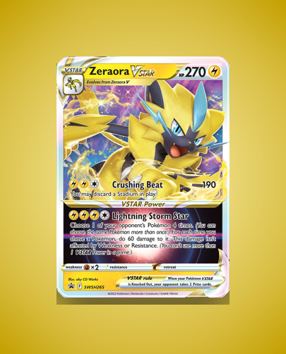Collector’s Guide: Zeraora VSTAR (SWSH Black Star Promos #SWSH265)