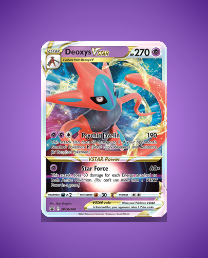 Deoxys VSTAR (SWSH Black Star Promos) #SWSH268