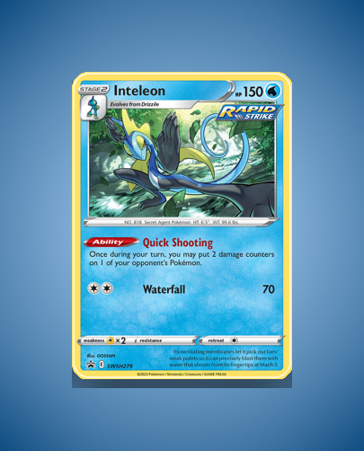 Collector’s Guide: Inteleon (SWSH Black Star Promos #SWSH279)