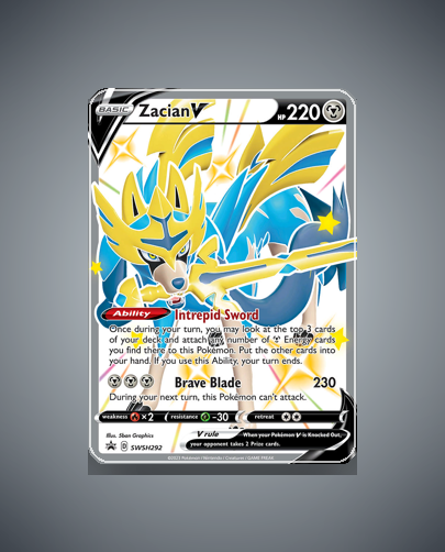 Zacian V (SWSH Black Star Promos) #SWSH292