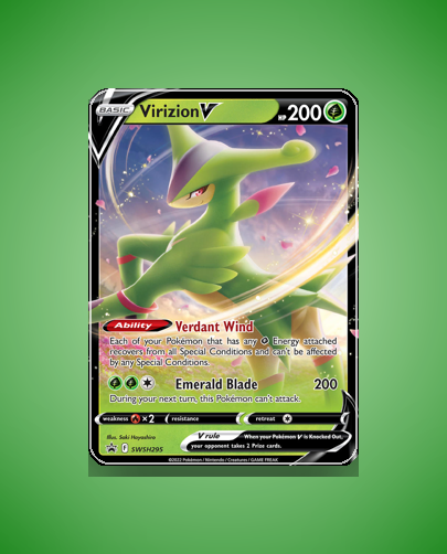Virizion V (SWSH Black Star Promos) #SWSH295