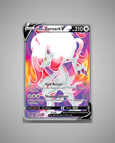 Hisuian Zoroark V (SWSH Black Star Promos) #SWSH297