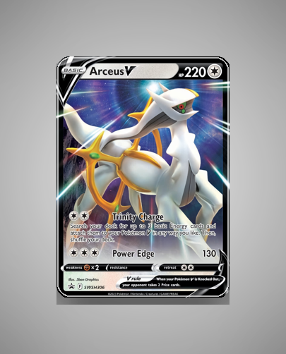 Arceus V (SWSH Black Star Promos) #SWSH306