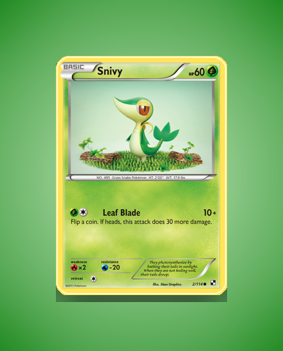 Collector’s Guide: Snivy (Black White #2)