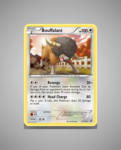 Collector’s Guide: Bouffalant (Black White #91)