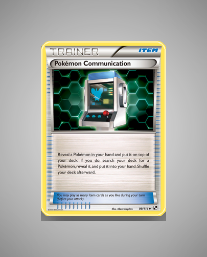 Collector’s Guide: Pokémon Communication (Black White #99)