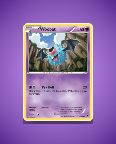 Collector’s Guide: Woobat (Emerging Powers #36)