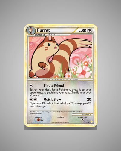 Collector’s Guide: Furret (HeartGold SoulSilver #21)