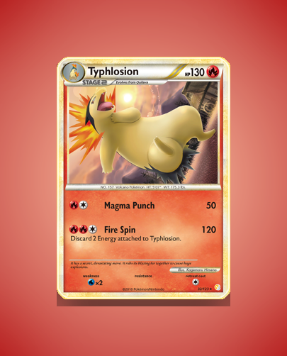 Collector’s Guide: Typhlosion (HeartGold SoulSilver #32)