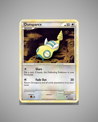 Collector’s Guide: Dunsparce (HeartGold SoulSilver #41)