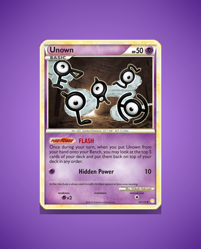 Collector’s Guide: Unown (HeartGold SoulSilver #55)
