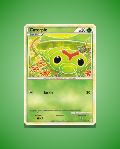 Collector’s Guide: Caterpie (HeartGold SoulSilver #57)