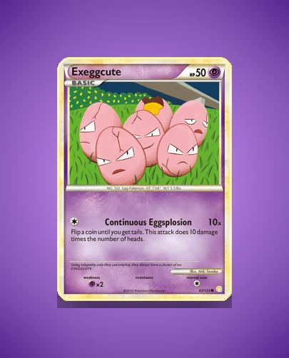 Collector’s Guide: Exeggcute (HeartGold SoulSilver #63)