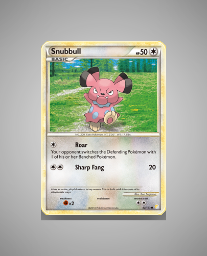 Collector’s Guide: Snubbull (HeartGold SoulSilver #82)