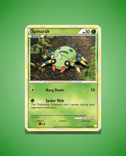 Collector’s Guide: Spinarak (HeartGold SoulSilver #83)