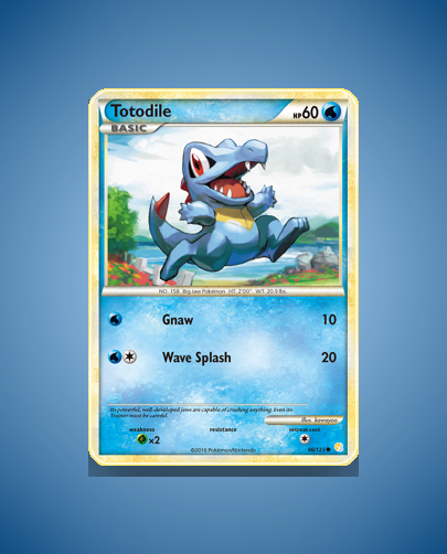 Collector’s Guide: Totodile (HeartGold SoulSilver #86)