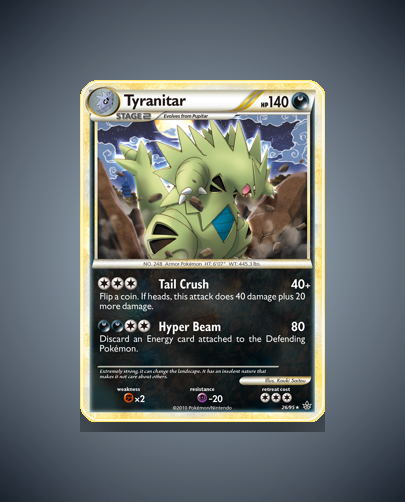 Collector’s Guide: Tyranitar (HS Unleashed #26)