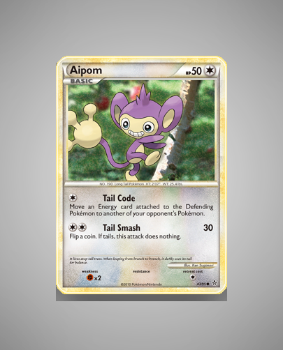 Collector’s Guide: Aipom (HS Unleashed #43)