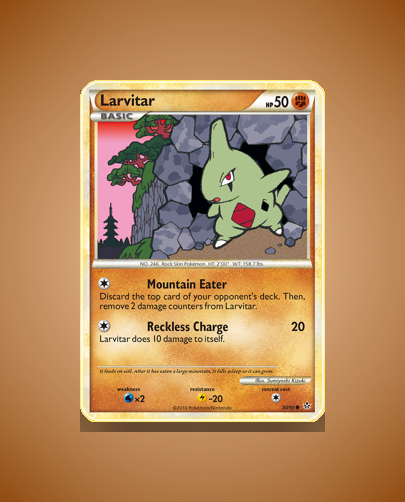 Collector’s Guide: Larvitar (HS Unleashed #50)