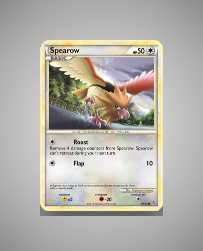 Collector’s Guide: Spearow (HS Unleashed #62)
