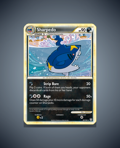 Collector’s Guide: Sharpedo (HS Triumphant #30)