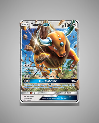 Collector’s Guide: Tauros-GX (Sun Moon #100)