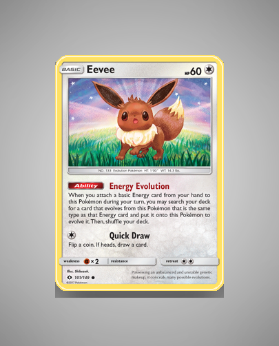 Collector’s Guide: Eevee (Sun Moon #101)