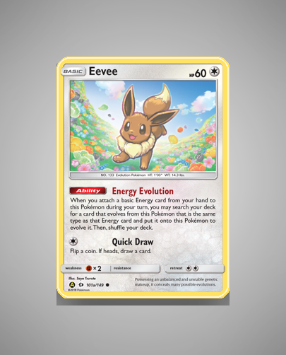 Collector’s Guide: Eevee (Sun Moon #101a)